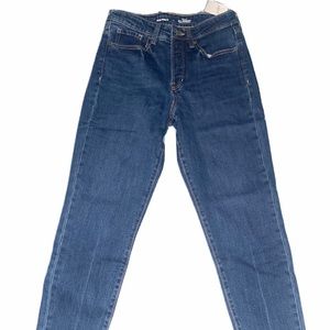 NWT Old Navy High-Waisted O.G. Straight Button-Fly Cut-Off Jeans for Women SZ 0